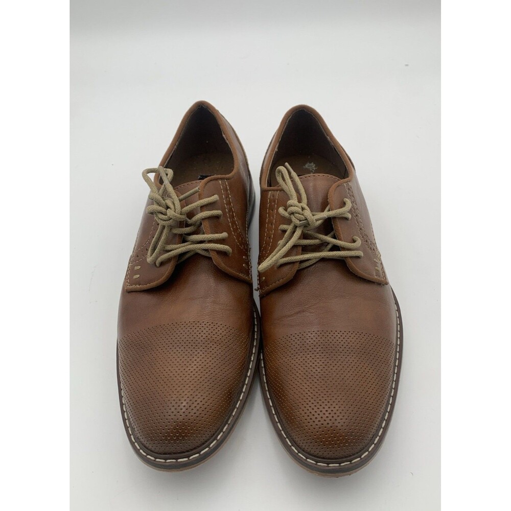 Madden Dress Shoes Brown  Leather Lace Up Low Top Mens Size 8.5